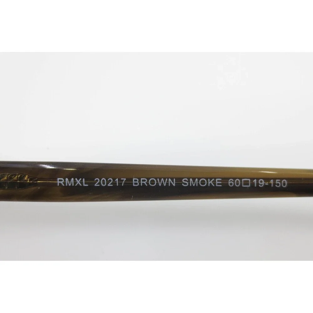 Robert Mitchel XL RMXL 20217 Brown Smoke Rectangular Eyeglasses 60-19-150